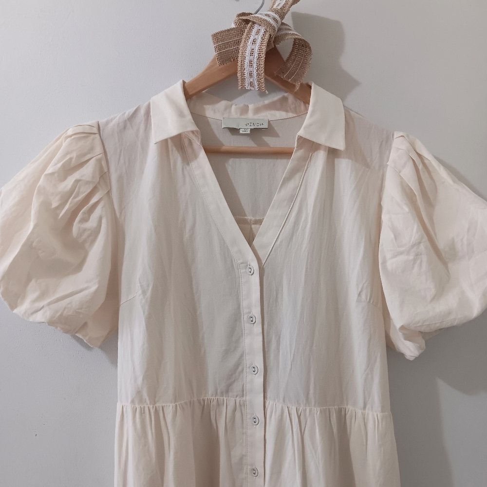 Pinch Exaggerated Statement Puff Bubble Sleeve Bu… - image 5